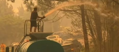 Catastrophic fire danger for greater Sydney, Hunter. [Image source/ Nine News Australia YouTube video]