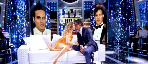 Barbara d'Urso bacia Gabriel Garko in bocca e nota che non porta la fede (VIDEO)