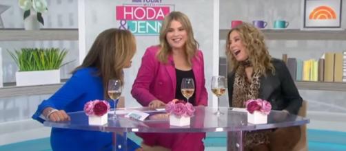 It wasn't long before Kathie Lee Gifford brought the love, the laughs, and t-he arm muscles to 'Today' this week. [Image source:TODAY/YouTube]
