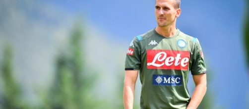 Arek Milik, attaccante del Napoli.