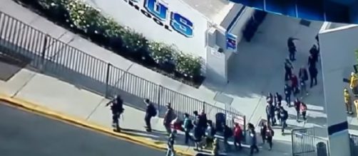 At least 2 dead after California school shooting. [Image source/ABC News YouTube video]