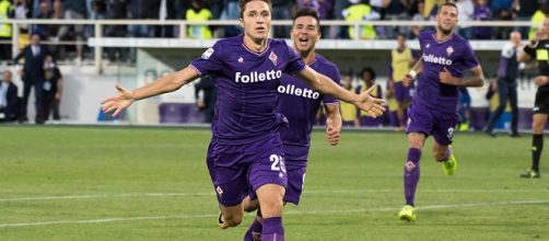 Federico Chiesa, giocatore della Fiorentina.