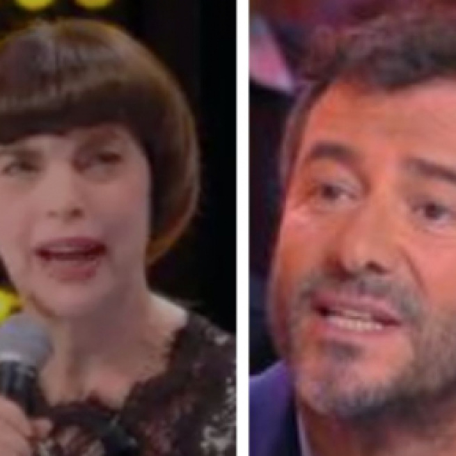 Bernard Montiel et Mireille Mathieu se sont expliqués sur le plateau de TPMP. Credit: capture d'écran/TPMP