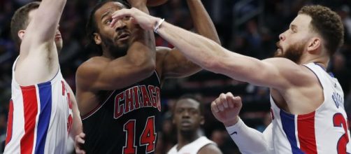 Pistons e Bulls se enfrentaram em jogo duro. (Arquivo Blasting News)