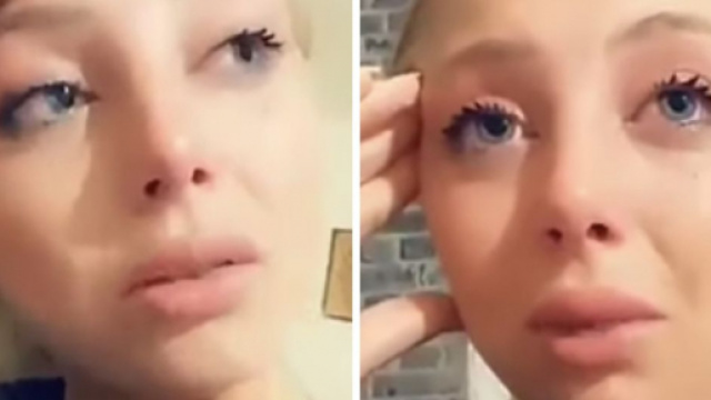 Fanny se sépare de Nani, elle s'explique en larmes sur Snapchat. Credit: captures d'écran/snapchat