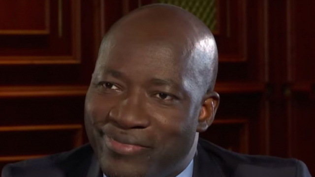 Charles Blé Goudé, Président du Cojep. Credit: Capture d'écran/ TV5Monde