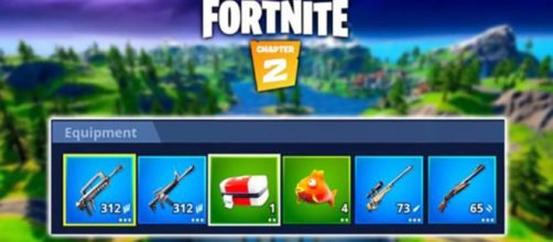 'Fortnite' players can carry 6 inventory items. [Source: In-game screenshot]
