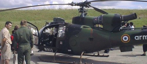 Hélicoptère 'Gazelle' de l'Armée Française portant l'inscription "MALI". Credit: WikiCommons