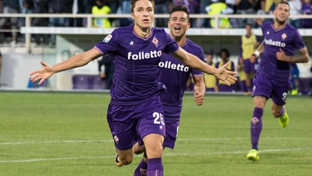 Federico Chiesa in rottura con la Fiorentina.