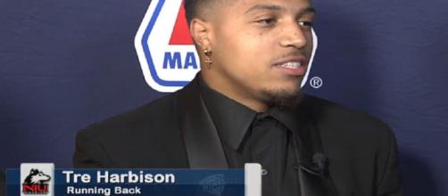Tre Harbison is on the move. [Image via Cleveland.com/YouTube]