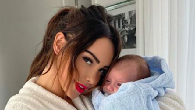 Nabilla et Thomas dévoilent une première vidéo de Milann. Credit: Instagram/nabilla