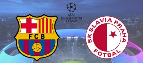 Barcelona x Slavia Praga terá transmissão ao vivo e exclusiva na TNT. (Fotomontagem)