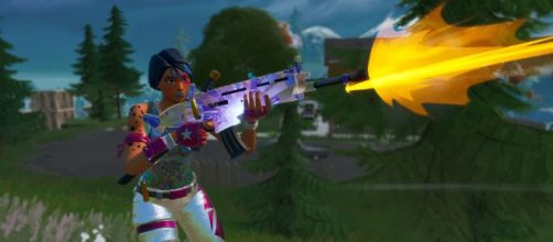 SCAR was nerfed in the latest 'Fortnite' update. [Image source: In-game screenshot]