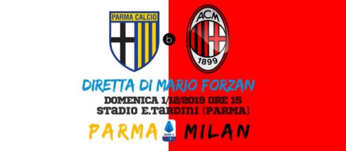 Serie A: Giornata 14: Parma - Milan in diretta alle 15