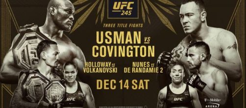 UFC 245 domenica 15 dicembre su DAZN