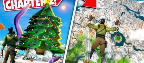 "Fortnite" is getting a snowy Christmas map. Credit: CommunicGaming / YouTube