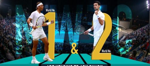 Rafa Nadal e Nole Djokovic grandi protagonisti del torneo-esibizione di Abu Dhabi.