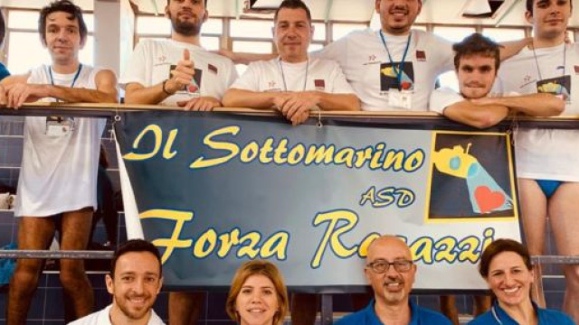 La ASD "Il Sottomarino" al completo