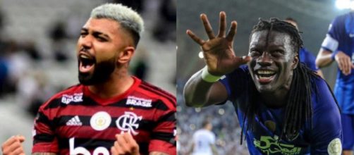 Gabriel Barbosa e Bafétimbi Gomis, bomber di Flamengo e Al Hilal