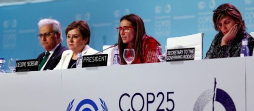 La COP25 à Madrid présidé par le gouvernement chilien. Credit: Twitter/@COP25CL