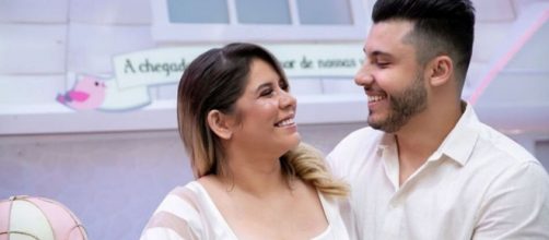 Leo nasceu! Marília Mendonça deu à luz ao primeiro filho com Murilo Huff nesta segunda-feira (16). (Arquivo Blasting News)