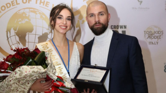 La vincitrice Roberta Quinto con il coordinatore nazionale Miky Falcicchio