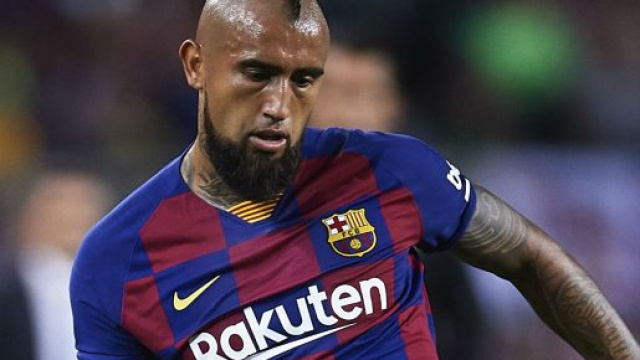 Vidal, centrocampista del Barcellona.