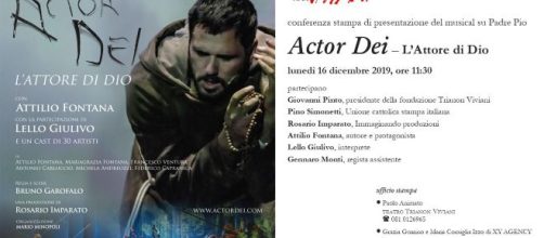 Actor Dei: un musical su San Pio da Pietralcina dal 25 dicembre al 6 gennaio al teatro Trianon di Napoli