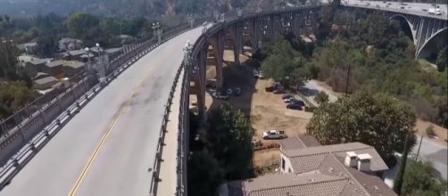 Colorado Street Bridge in Pasadena, CA has also been known as the Suicide Bridge since the Great Depression in the 30's. [Source: CBS LA/YouTube]