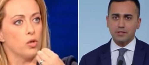 Giorgia Meloni critica verso Luigi Di Maio.