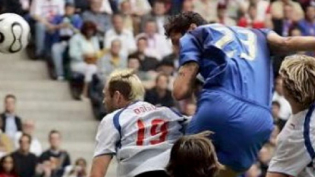 Il gol realizzato da Marco Materazzi alla Repubblica Ceca ai Mondiali del 2006