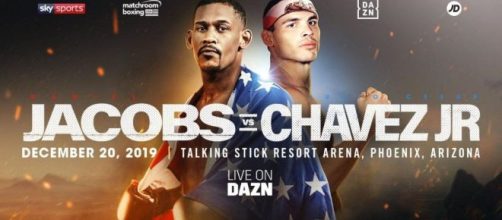 Jacobs vs Chavez Jr a Phoenix, domenica 21 dicembre (ora italiana) in diretta su DAZN