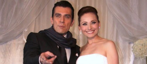 Jorge Salinas e Elizabeth Alvarez, sua esposa. (Arquivo/Blasting News)