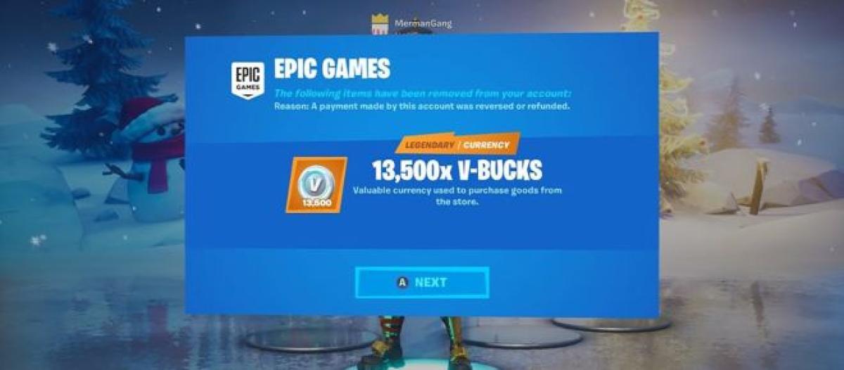 Epic Games Removes Skins And V Bucks From Fortnite Accounts Due To Third Party Purchases