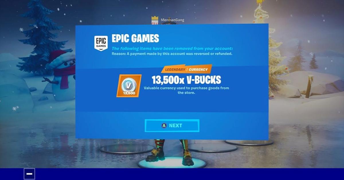 How Does Epic Games Know If Your Buying Fortnite Accounts Epic Games Removes Skins And V Bucks From Fortnite Accounts Due To Third Party Purchases