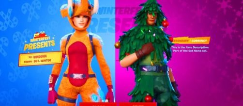 First free 'Fortnite' Christmas skin is now available. [Image Source: Rundown / YouTube]