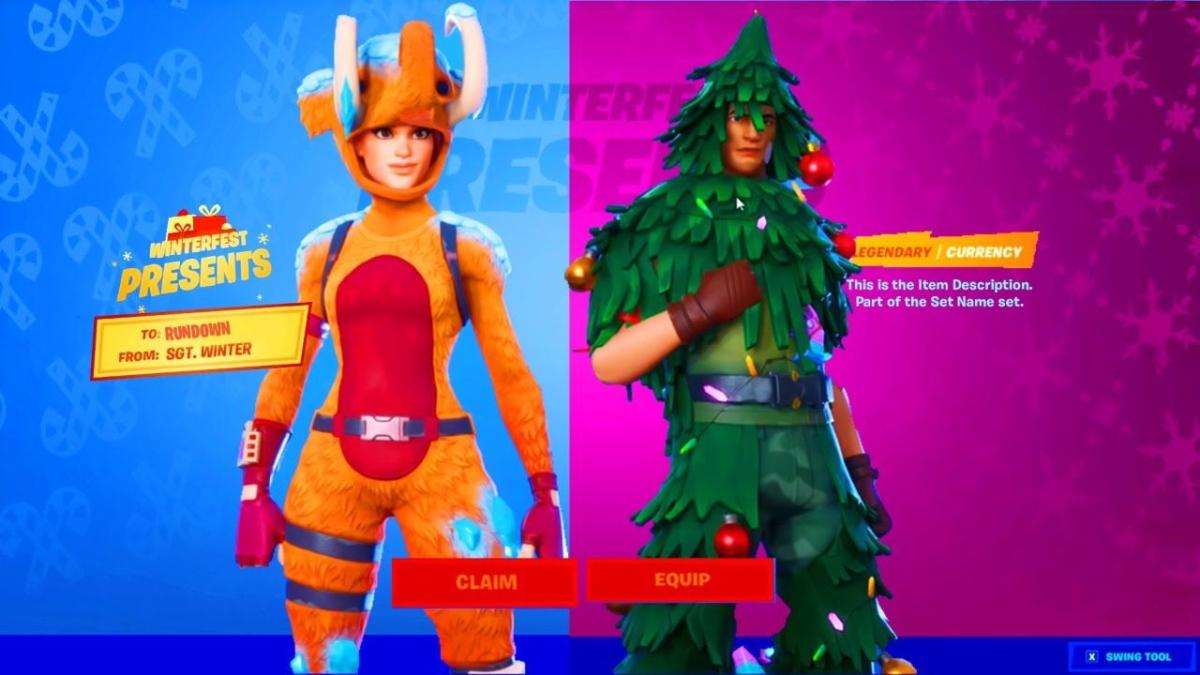 Fortnite Players Can Now Get A Free Christmas Skin In The Game