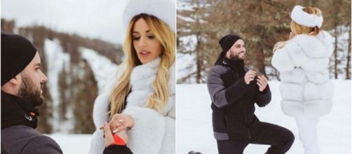 LPDLA7 : Nikola Lozina demande Laura Lempika en mariage et elle a dit oui. ®Instagram : Laura Lempika.