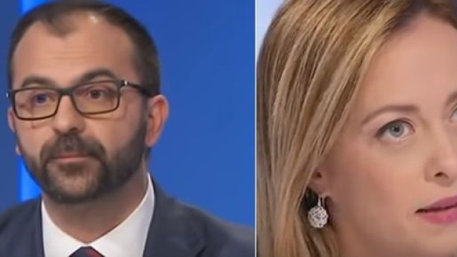 Lorenzo Fioramonti e Giorgia Meloni.