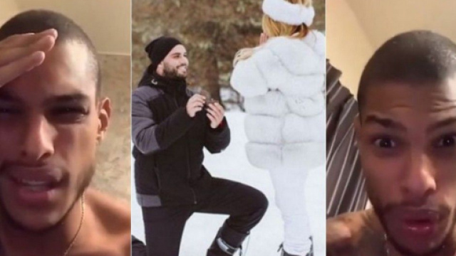Nikola Lozina demandent des partenariats pour leur mariage, Marvin les clashe violemment. ®Snapchat : Marvin Tillière.