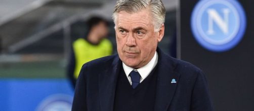 Carlo Ancelotti allenatore del Napoli.