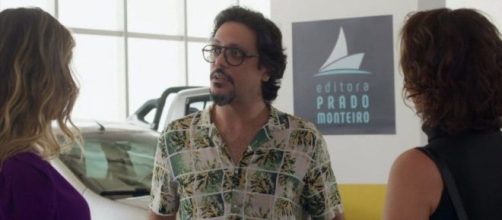 Mario cairá no golpe da barriga de Silvana em 'Bom Sucesso'. (Reprodução/TV Globo)