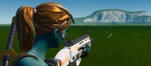 You can turn ammo reticle off in 'Fortnite Battle Royale.' [Source: In-game screenshot]