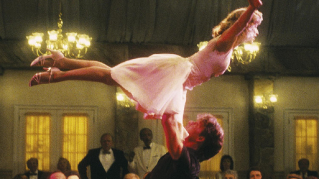 Dirty Dancing, 1987: la scena del ballo finale con Patrick Swayze e Jennifer Grey.