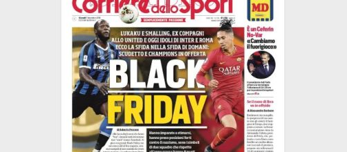 Inter-Roma bufera sul Corriere dello Sport.