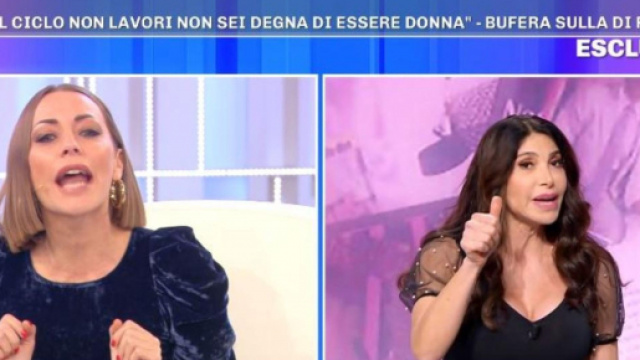 Pomeriggio 5, Karina Cascella attacca Carmen Di Pietro sull'endometriosi.