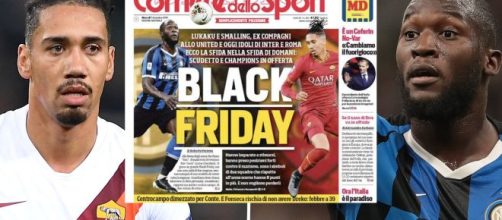 Lukaku e Chrs foram capa de uma manchete racista na Itália. (Arquivo Blasting News)