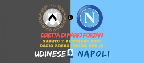 Diretta 15ma di Serie A: Udinese - Napoli. Fischio d'inizio alle ore 18.