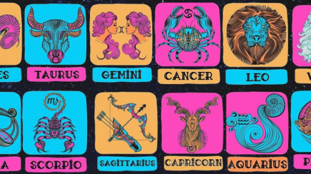 Una rappresentazione dei dodici segni dello zodiaco