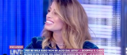 Chiara Nasti ospite della puntata del 9 dicembre di Live Non è la d'Urso.